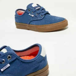 Sneakers en Toile & Velours de Cuir Chima Ferguson Pro bleues