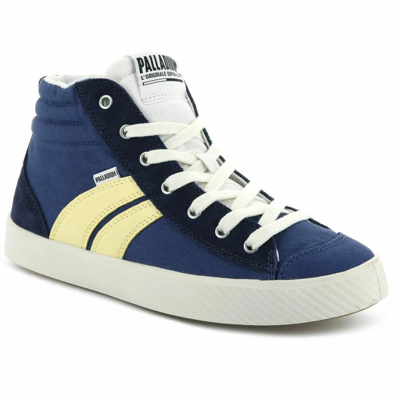 Sneakers en Toile Pallaphoenix Cuff Rto bleu/jaune