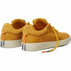 Sneakers en Velours de cuir Sophia jaunes