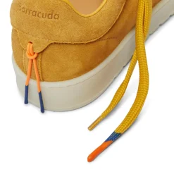Sneakers en Velours de cuir Sophia jaunes