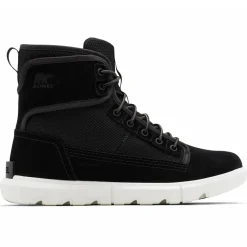 Sneakers en Velours de Cuir & Nylon imperméables Sorel Explorer™ Mission noires