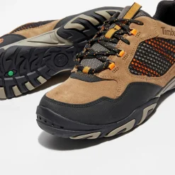 Sneakers en Velours de Cuir Crestrige Hiker marron/noir