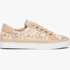 Sneakers Loris imprimées pêche