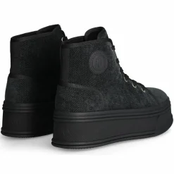 Sneakers Maora noires - Talon 5 cm