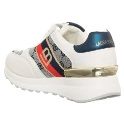 Sneakers Ossy blanc/rouge/bleu marine