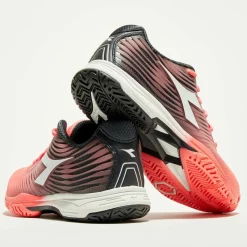 Sneakers tennis Competition corail/noir