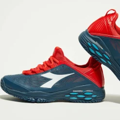 Sneakers tennis Speed bleu/rouge