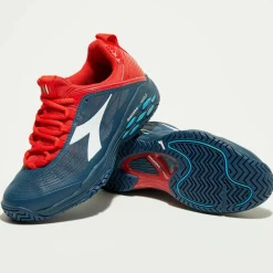 Sneakers tennis Speed bleu/rouge