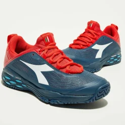 Sneakers tennis Speed bleu/rouge