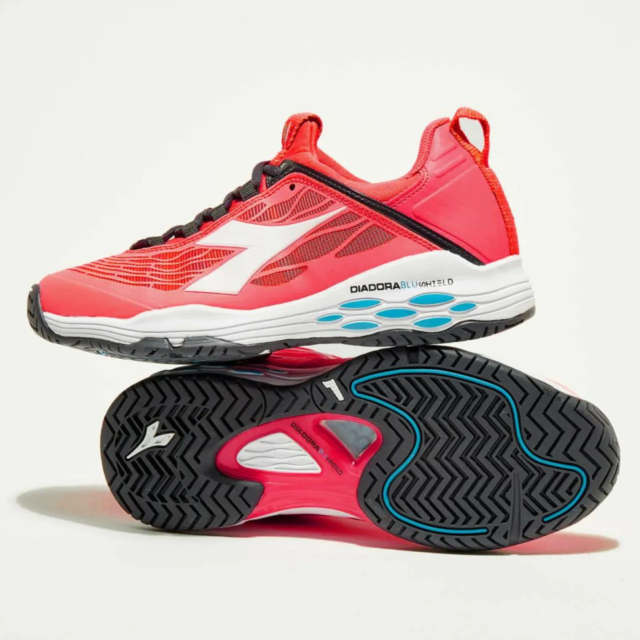 Sneakers tennis Speed corail fluo