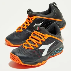Sneakers tennis Speed noir/orange
