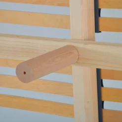 Sommier en bois Kit Lino beige - 140x190 cm