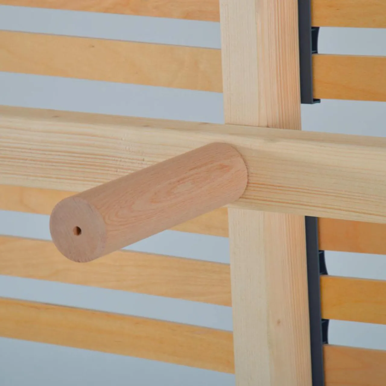 Sommier en bois Kit Lino beige - 180x200 cm