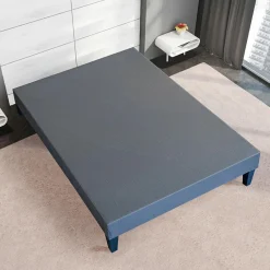 Sommier tapissier à lattes en Kit Délicatesse gris - 140x200 cm