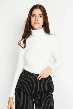 Sous-pull en Soie mélangée naturel