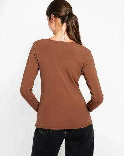 Sous-pull Marilyne marron