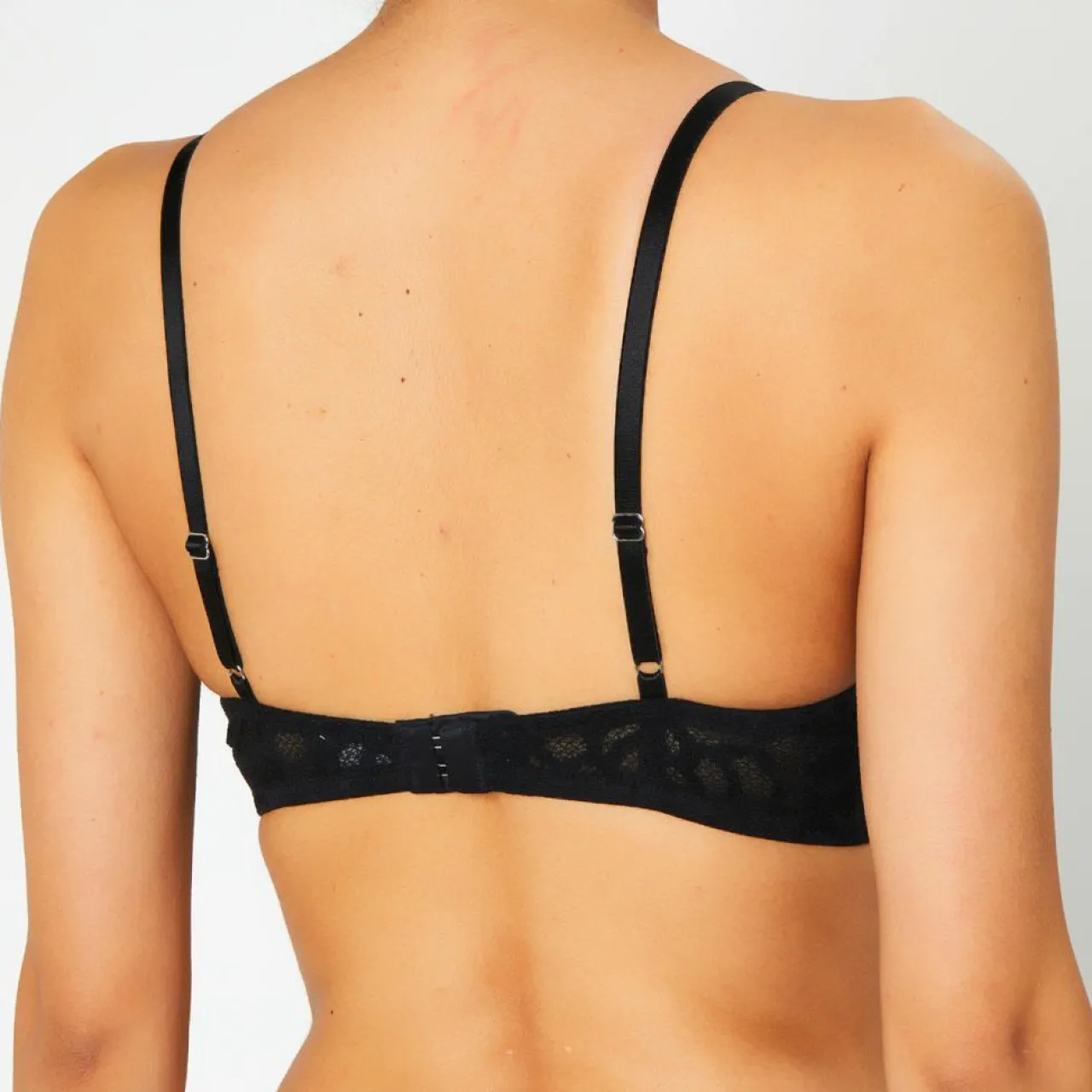 Soutien-gorge avec armatures en Soie mélangée Sonia noir