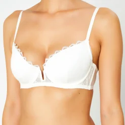 Soutien-gorge avec armatures en Soie mélangée Steal Magnolias blanc