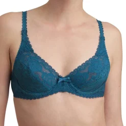 Soutien-gorge avec armatures Flower Elegance bleu