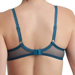 Soutien-gorge avec armatures Flower Elegance bleu