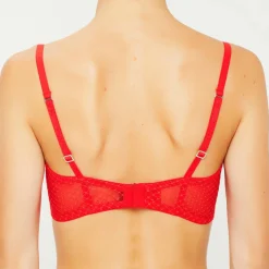 Soutien-gorge balconnet Garnet rouge