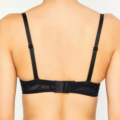 Soutien-gorge coques bandeau Thelma noir