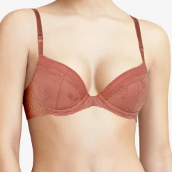 Soutien-gorge coques push-up avec mousse Réaumur rose canyon