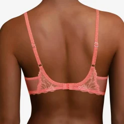 Soutien-gorge corbeille Opéra rose goyave