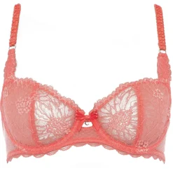 Soutien-gorge corbeille Opéra rose goyave