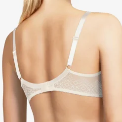 Soutien-gorge enveloppant Réaumur blanc talc