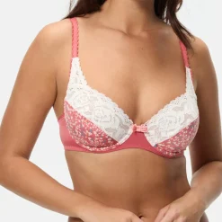 Soutien-gorge Flower Elegance motif à fleurs rose