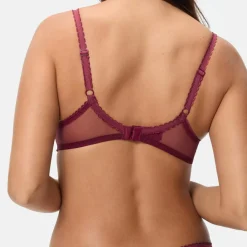 Soutien-gorge Flower Elegance rouge cerise