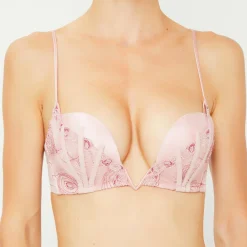 Soutien-gorge paddé Elements rose poudré/rouge