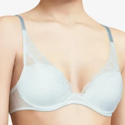 Soutien-gorge plongeant Brooklyn bleu clair