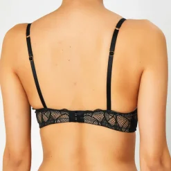 Soutien-gorge Push-Up en Soie mélangée Dinner at 8 noir