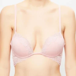 Soutien-gorge push-up sans armatures Garnet rose