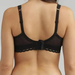 Soutien-gorge sans armatures Coeur Croisé Féminin noir
