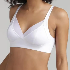 Soutien-gorge sans armatures Feel Good Support blanc