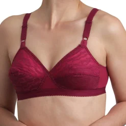 Soutien-gorge sans armatures Coeur Croisé cerise