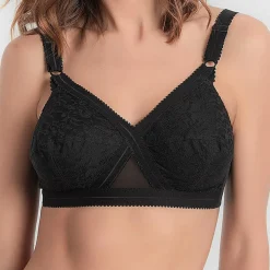 Soutien-Gorge sans armature Coeur Croisé noir