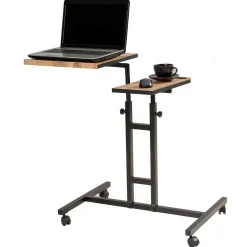 Support ordinateur portable Glen Atlantic bois/noir - 67x87x45.5 cm