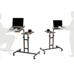 Support ordinateur portable Glen Atlantic bois/noir - 67x87x45.5 cm