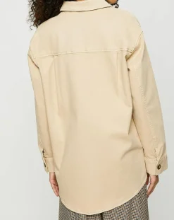 Surchemise en Coton bio collection EDC by Esprit écrue