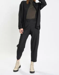 Surchemise en Laine mélangée noire