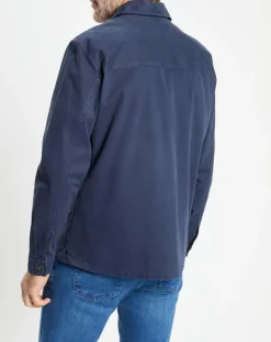 Surchemise en Twill Canvas bleu marine