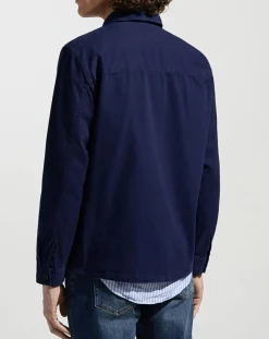 Surchemise en Twill Canvas bleu marine