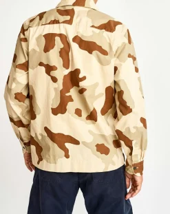 Surchemise Geko camouflage beige/marron