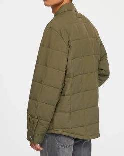 Surchemise matelassée kaki