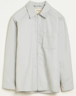 Surchemise zippée Colin gris clair