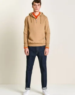 Sweat à capuche Badux camel